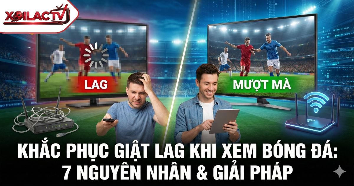 Khắc Phục Lỗi Xem Bóng Đá Bị Giật Lag: Nguyên Nhân Kỹ Thuật Và Giải Pháp Triệt Để 2026