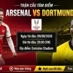 Nhận định soi kèo Arsenal vs Dortmund 20h00 ngày 9/8 giải Emirates Cup - Xoilac TV