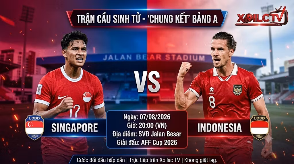 Nhận định Singapore vs Indonesia (20h00, 7/8): “Chung kết” bảng A, Sư tử ngáng đường Garuda